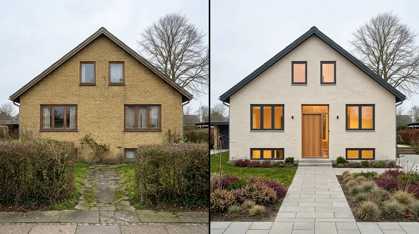 Transformation — before and after