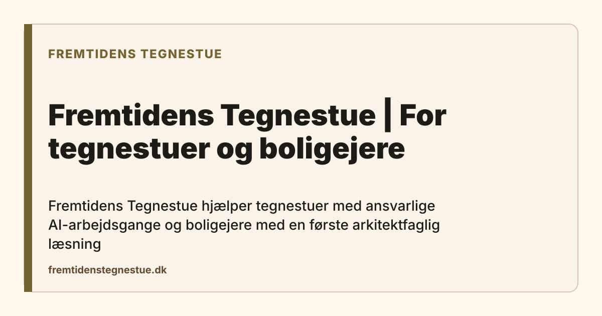 Fremtidens Tegnestue ApS logo